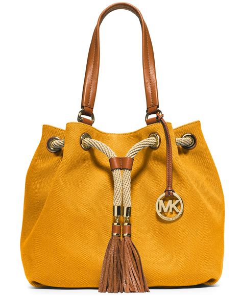 yellow michael kors kors tote|Michael Kors neverfull tote.